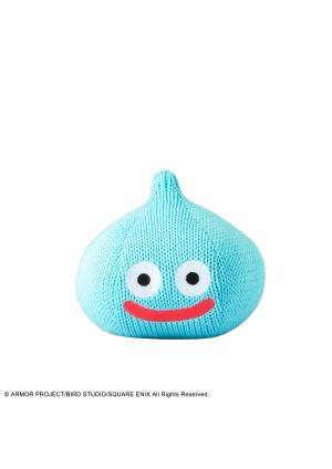 Toutou Amigurumi Empilable Dragon Quest Par Square Enix - Blue Slime 14 CM